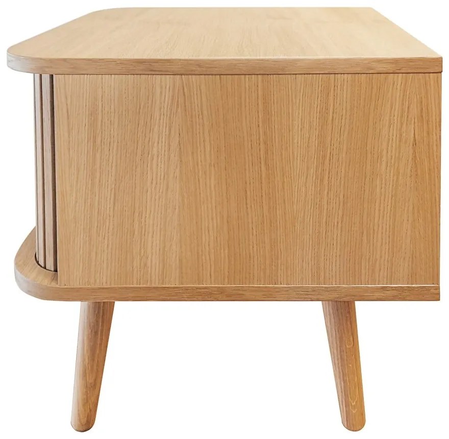 Noptieră cu aspect de lemn de stejar Rove – Woodman