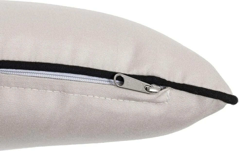 Perna decorativa LUX 43x43cm, alb/ negru 115446 HZ