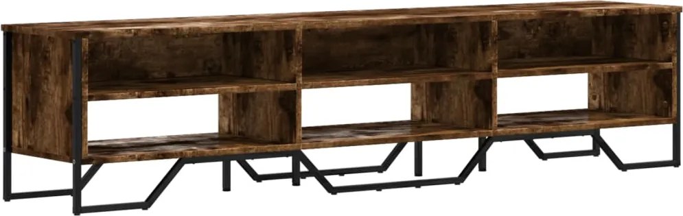 vidaXL Dulap TV, stejar fumuriu, 180x34x41 cm, lemn prelucrat