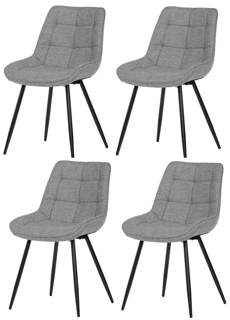 Set de scaune de sufragerie CT-395 SIL2, 4 buc.