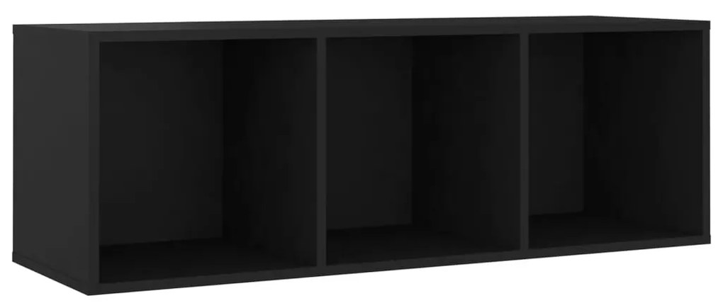 Comode TV, 3 buc., negru, 107x35x37 cm, PAL 3, Negru