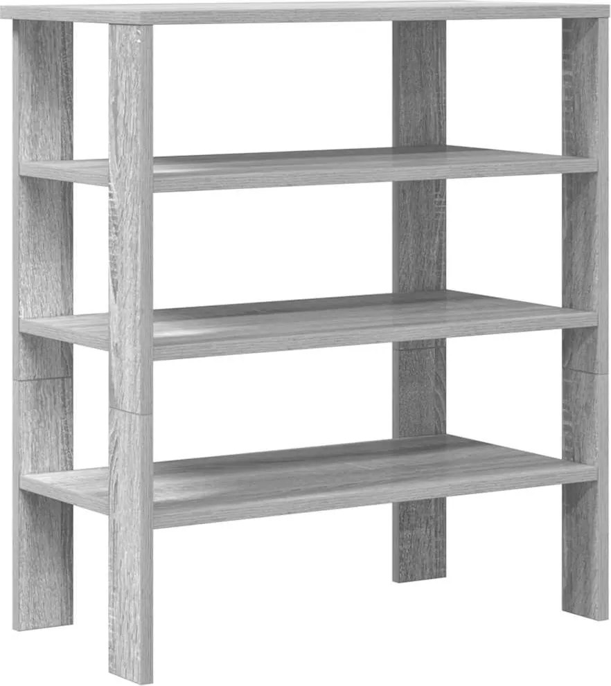 vidaXL Pantofar, gri sonoma,61x32x70 cm, lemn prelucrat
