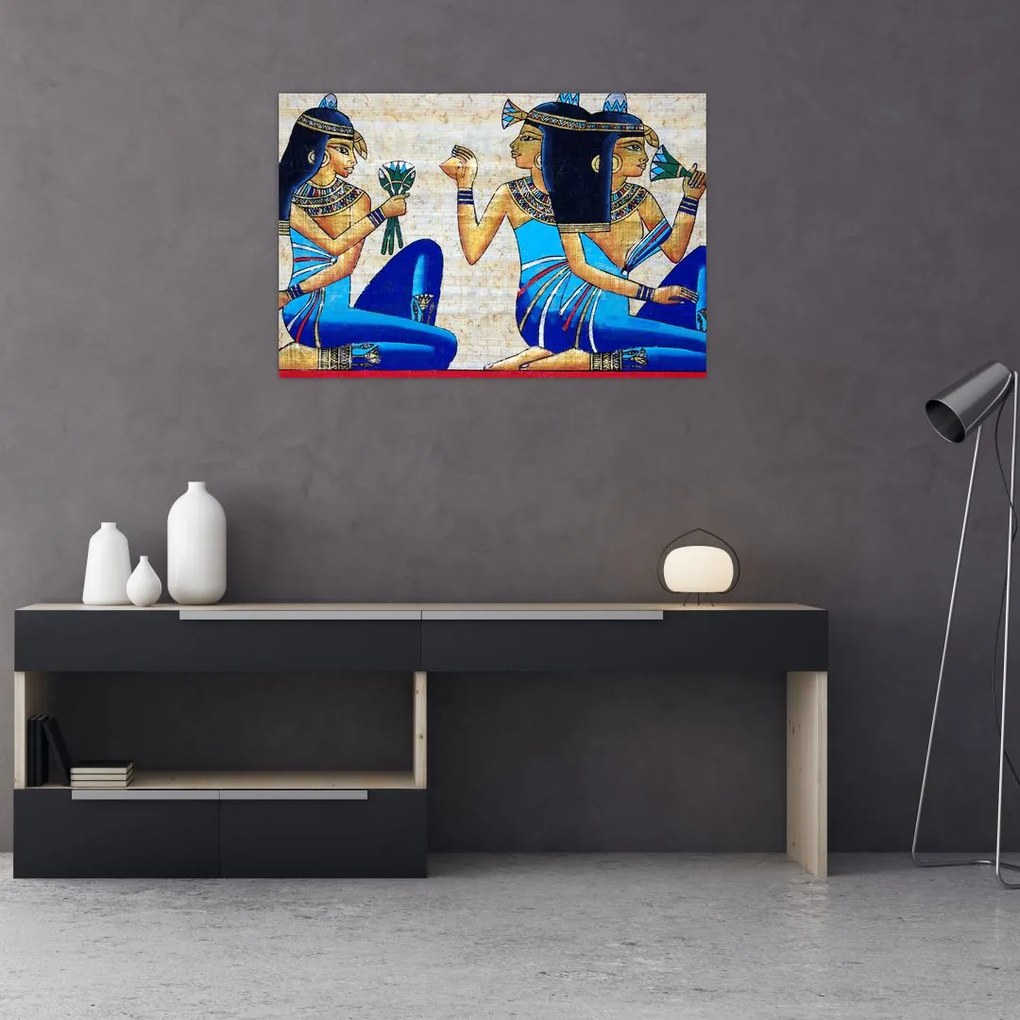 Tablou - Picturi egiptene (90x60 cm)