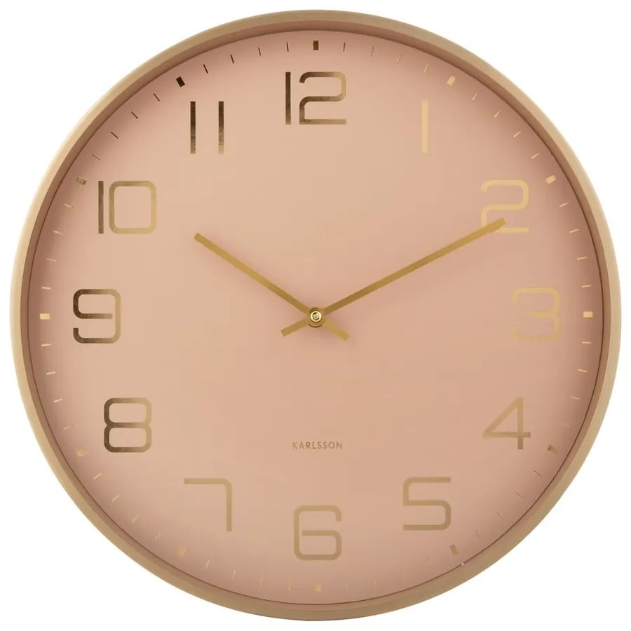 Ceas de perete ø 40 cm Elegance Glow – Karlsson