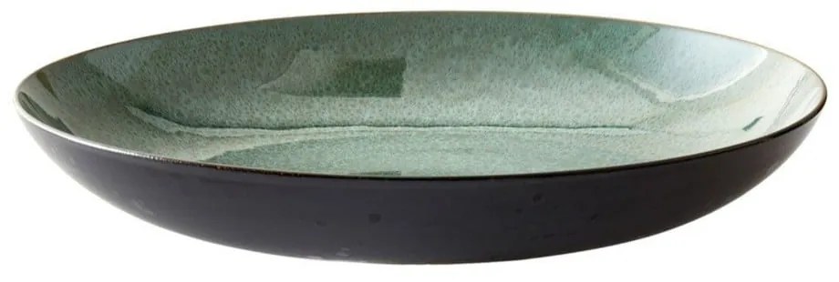 Bol verde/negru din gresie ø 40 cm Gastro Black/Green – Bitz