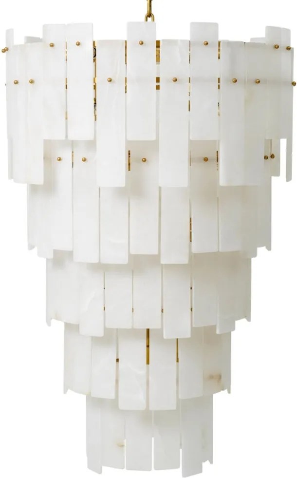 Candelabru design elegant LUX Greyson XL, Alabaster
