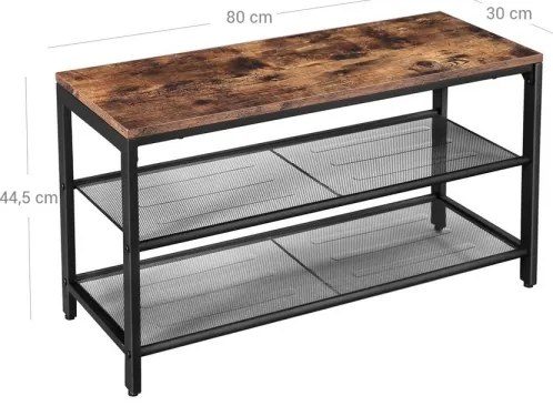 Pantofar DAVOR maro/negru