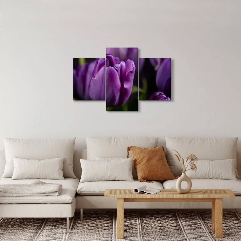 Tablou cu flori de lalele (90x60 cm)
