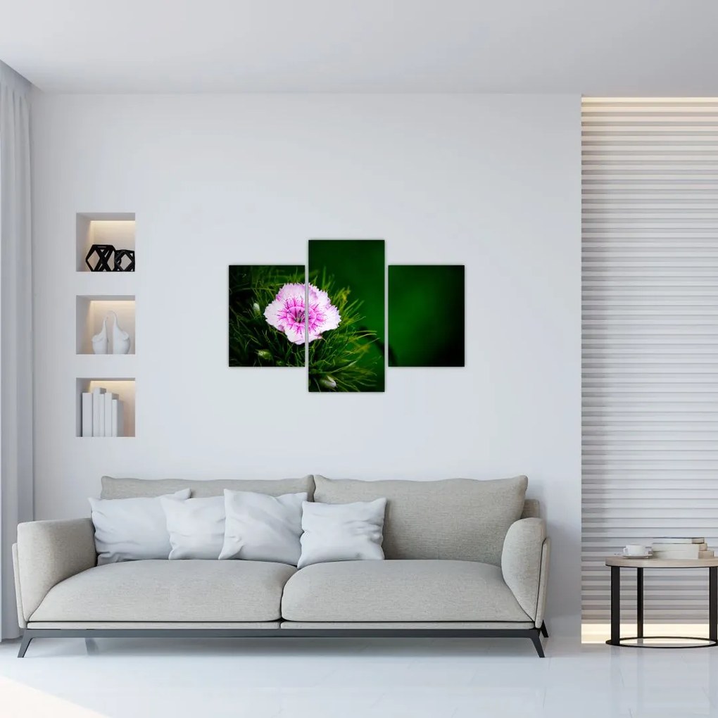 Tablou cu floare roz (90x60 cm)