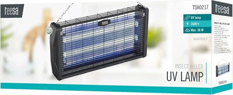 Lampa uv anti insecte 2 x 18w teesa