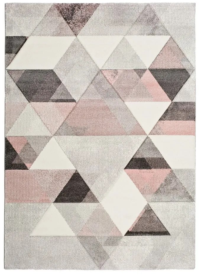 Covor Universal Pinky Dugaro, 60 x 120 cm, gri-roz