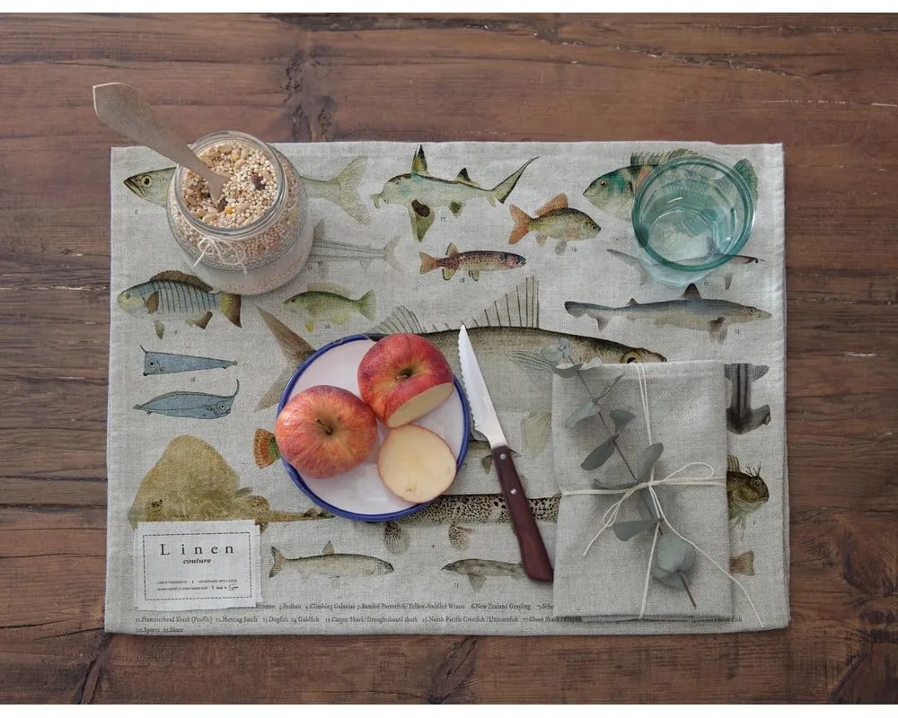 Set 2 suporturi textile pentru farfurii Really Nice Things, 45 x 30 cm