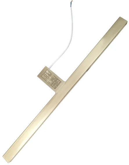 Aplică LED pentru oglindă de baie LED/8W/230V 4000K 50 cm IP44 auriu mat