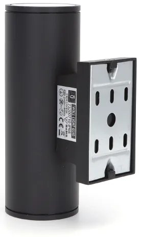 Aplică de exterior Aigostar 2xGU10/230V negru IP65 rotund