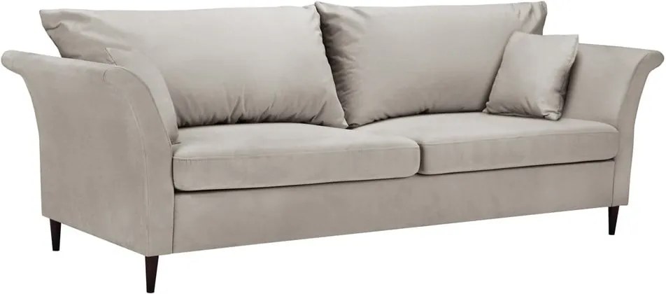 Canapea extensibilă cu spațiu pentru depozitare Mazzini Sofas Pivoine, bej