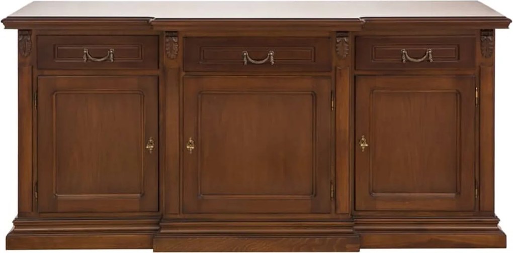 Bufet lemn masiv Bernhard, 188,5 × 58 × 83,5 cm