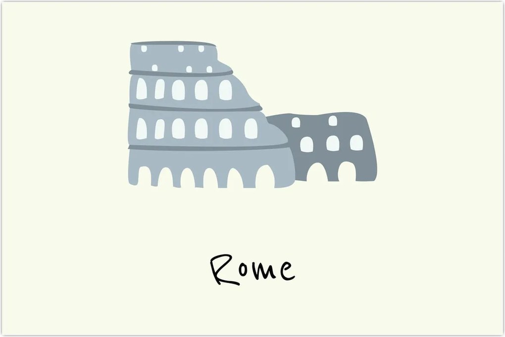 Tablou - Orașe din Europa N⁰2 (90x60 cm)