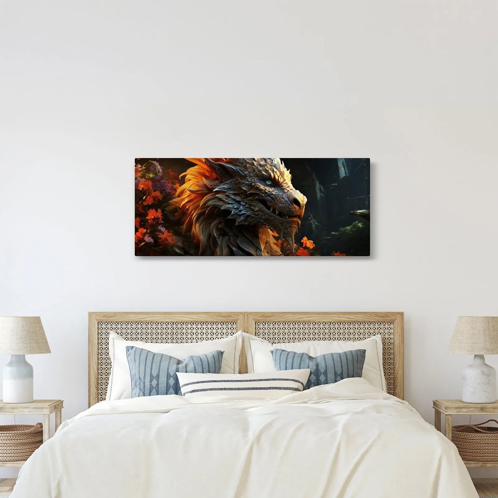 Tablou - Dragon (120x50 cm)