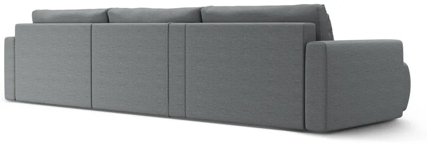 Canapea extensibila panoramica Belfast 4 locuri stofa L340 cm