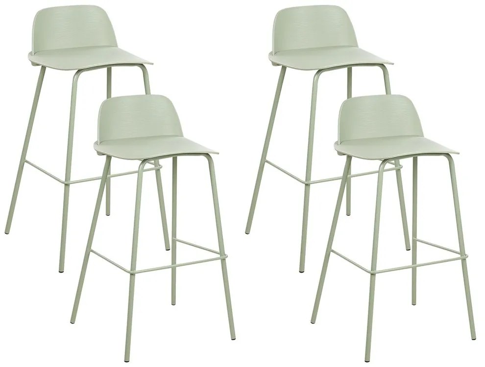 Set 4 buc scaune tip bar Morza (verde). 1081533
