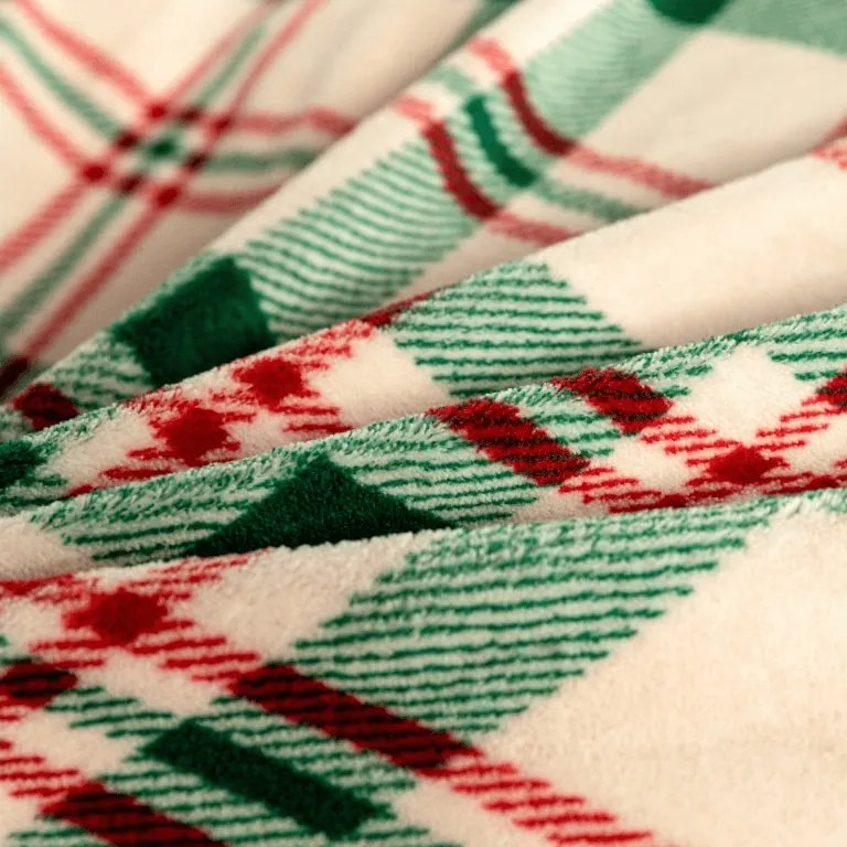 Lenjerie cocolino WINTER PLAID colorat Dimensiune lenjerie de pat: 70 x 90 cm | 140 x 220 cm