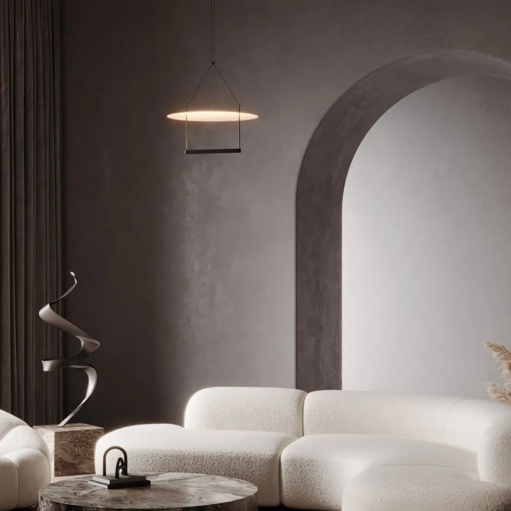 Lustra LED suspendata iluminat ambiental Ambience 1, D-42cm