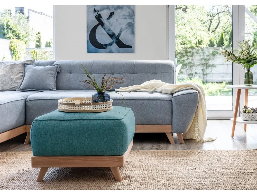 Taburet turcoaz Dazzling Daisy – Miuform