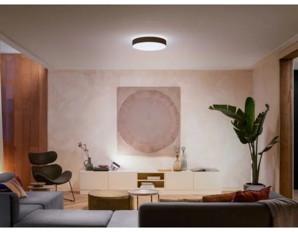 Philips - Plafonieră LED reglabilă Hue ENRAVE L LED/33,5W/230V neagră + telecomandă