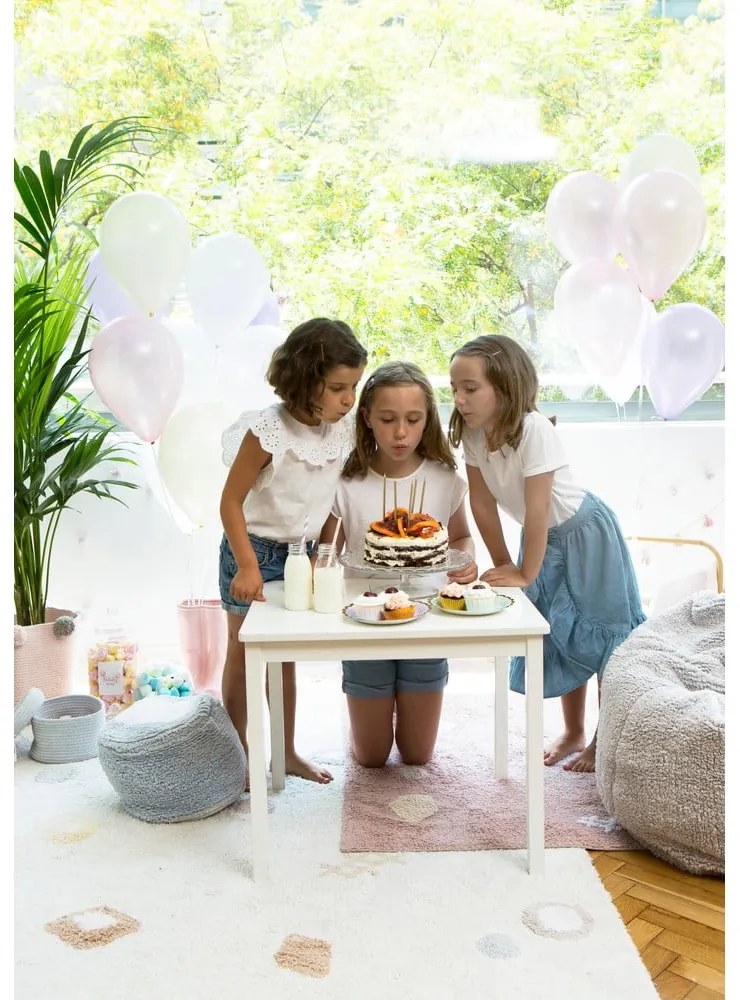 Covor pentru copii crem lavabil/țesut manual din bumbac 140x200 cm Kim – Lorena Canals