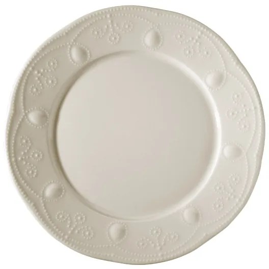 Set de masă 24 piese alb/porțelan