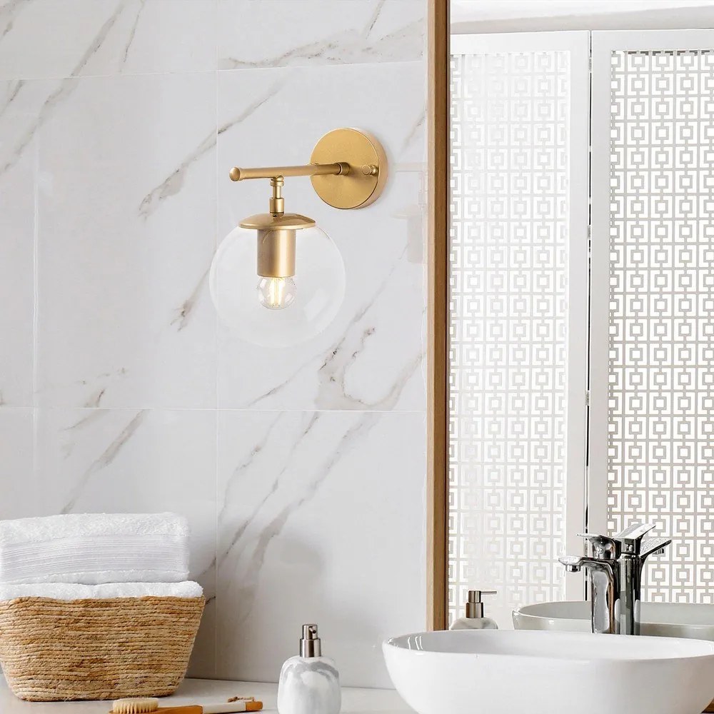 Aplică de perete aurie Roe – Opviq lights