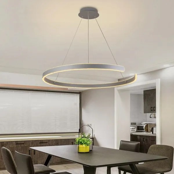 Lustră LED dimabilă pe cablu LED/100W/230V 3000-6500K + telecomandă