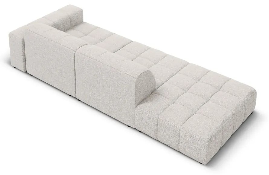 Șezlong gri deschis (cu colț pe partea dreaptă) Chicago – Cosmopolitan Design