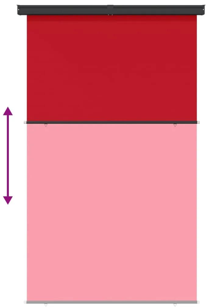 Copertina laterala de balcon, rosu, 160x250 cm Rosu, 160 x 250 cm