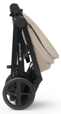 Cărucior de copii combinat 3 în 1 KINDERKRAFT NEWLY Classic beige + scaun auto MINK PRO