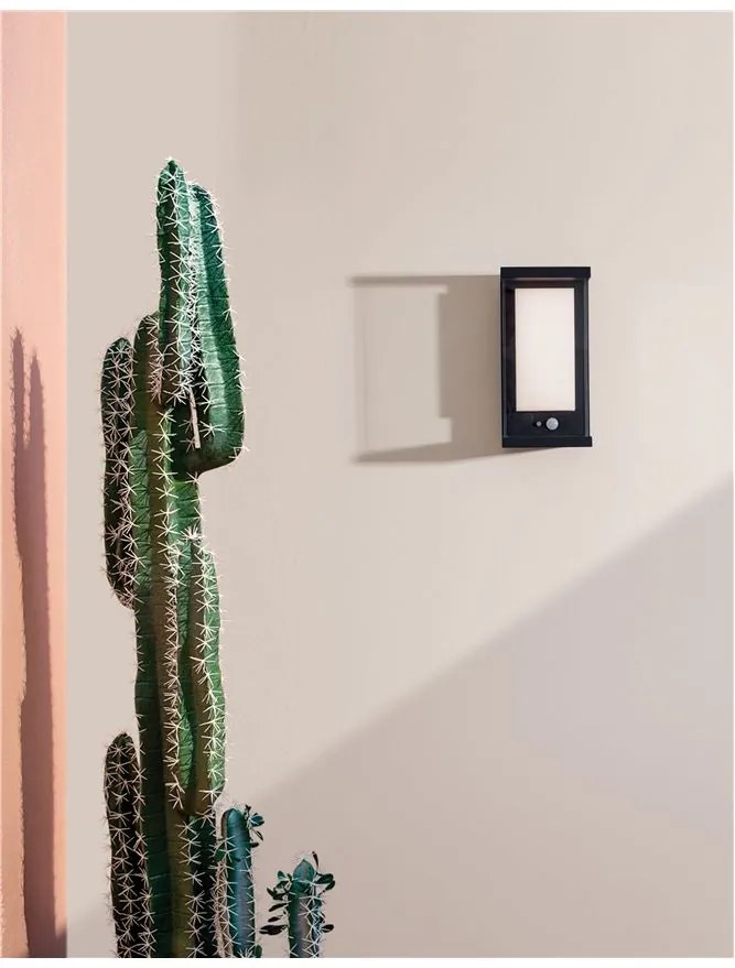 Aplica LED solara de exterior cu senzor miscare IP65 BAY