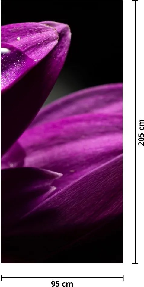 Fototapet pentru ușă - Picătură de apă (95x205cm)