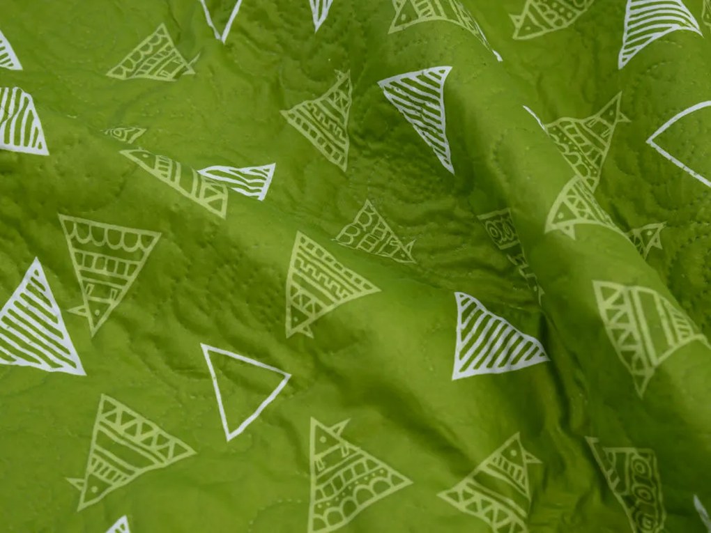 Cuvertura de pat TREVA, verde Dimensiune: 170 x 210 cm