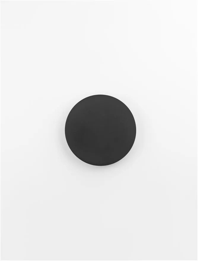 Aplica LED de perete design ambiental CYRCLE 22cm negru