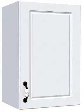 Corp superior 50 cu 1 usa Zebra MDF alb drept