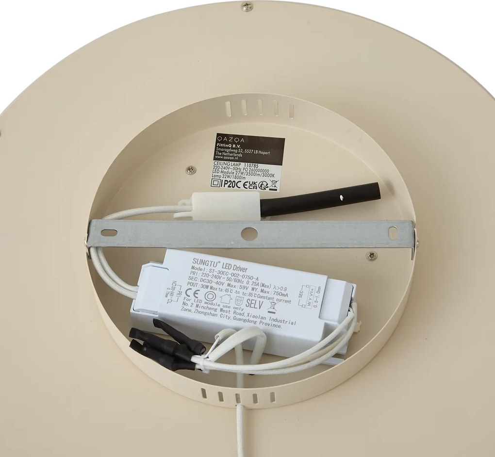 Plafonieră modernă albă cu LED și întrerupător cu 3 trepte - Frini