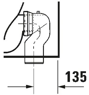 Duravit 21150900002 - Vas WC pe pardoseală D-CODE ceramică/alb lucios