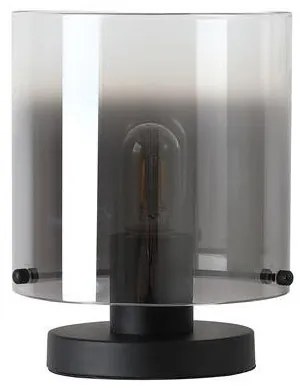 Veioza, Lampa de masa moderna Sweden 1L negru, fumuriu