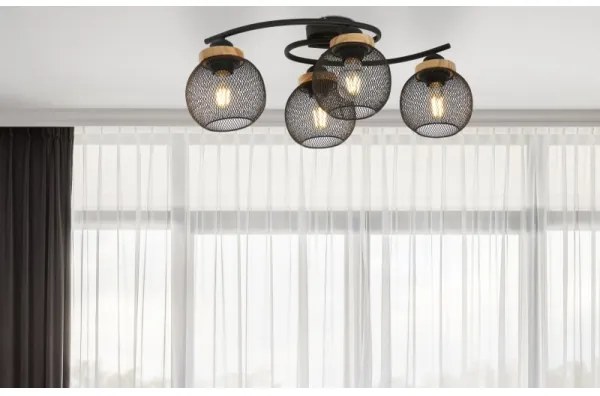 Lustră aplicată PABLO 4xE27/60W/230V Globo 15663-4D