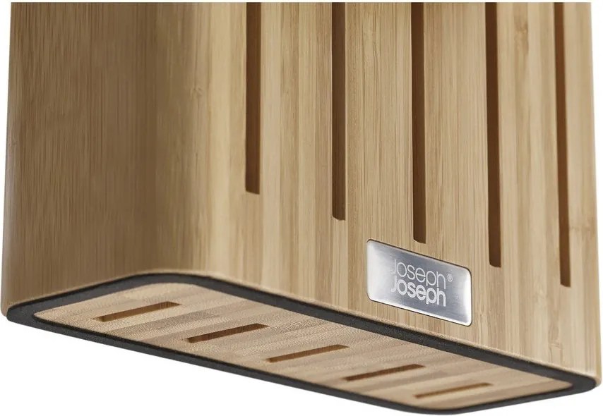 Set de cuțite cu suport din oțel inoxidabil 5 buc. Elevate Bamboo – Joseph Joseph