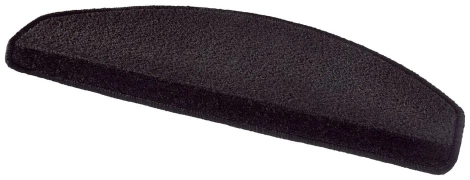 Set 15 covorașe pentru trepte Hanse Home Fancy, 23x65 cm, negru