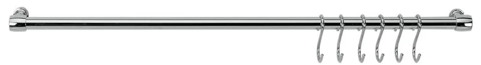 Tijă de agățat pentru bucătărie din oțel cromat Lonardo – Metaltex