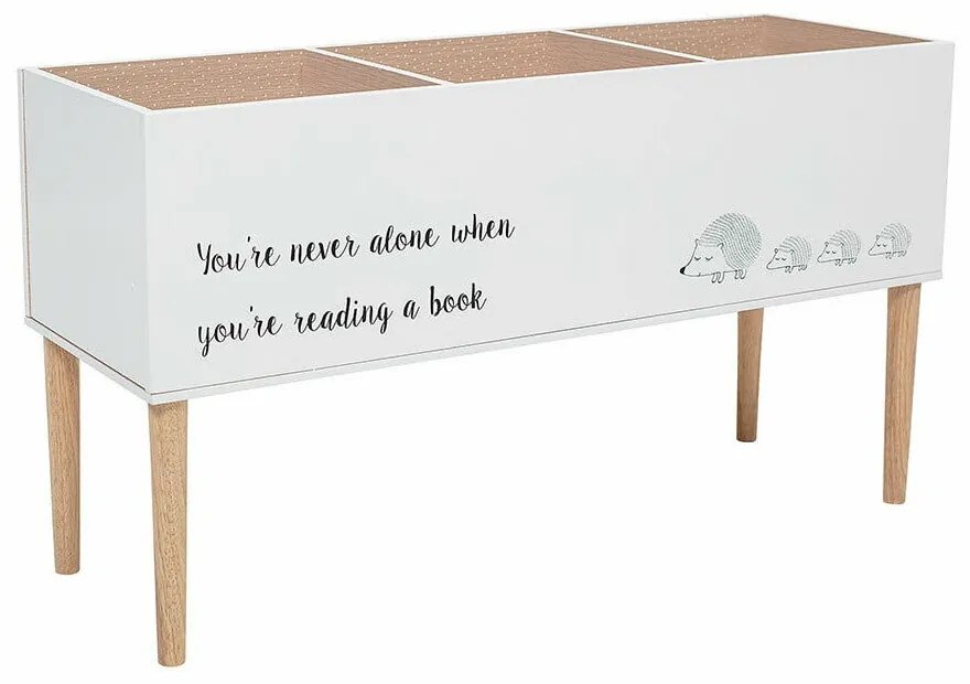 Bibliotecă pentru copii albă 90x50 cm Salam – Bloomingville Mini