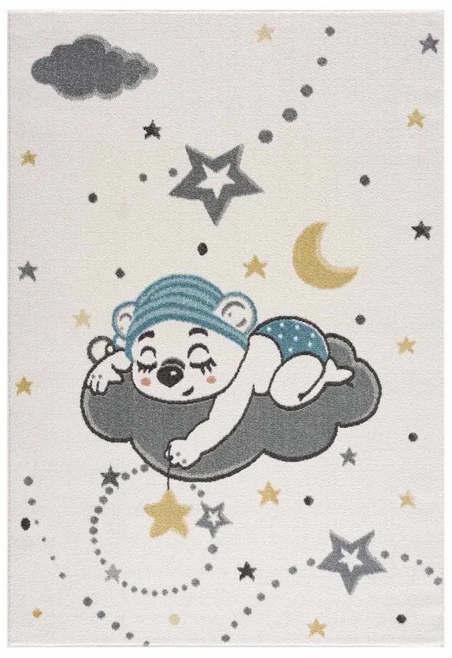 Covor de calitate pentru copii, cu ursuleț adormit Lăţime: 120 cm | Lungime: 160 cm