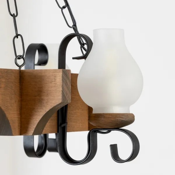 Lustră pe lanț Brilagi QUEEN 4xE14/40W/230V fag